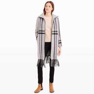 Club Monaco Fringe Coat